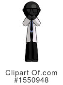 Black Design Mascot Clipart #1550948 by Leo Blanchette