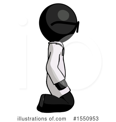 Royalty-Free (RF) Black Design Mascot Clipart Illustration by Leo Blanchette - Stock Sample #1550953