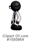 Black Design Mascot Clipart #1550954 by Leo Blanchette