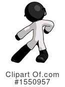 Black Design Mascot Clipart #1550957 by Leo Blanchette