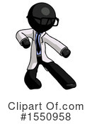 Black Design Mascot Clipart #1550958 by Leo Blanchette