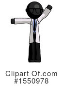 Black Design Mascot Clipart #1550978 by Leo Blanchette