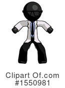 Black Design Mascot Clipart #1550981 by Leo Blanchette