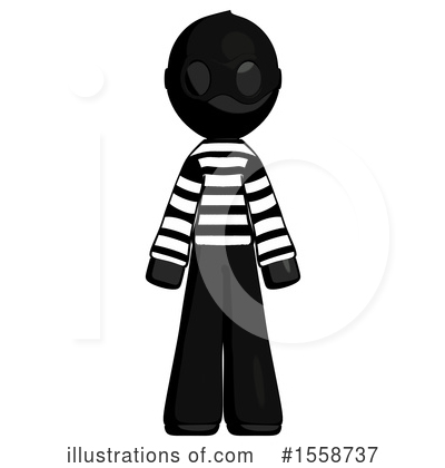 Royalty-Free (RF) Black Design Mascot Clipart Illustration by Leo Blanchette - Stock Sample #1558737