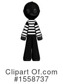 Black Design Mascot Clipart #1558737 by Leo Blanchette