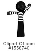 Black Design Mascot Clipart #1558740 by Leo Blanchette