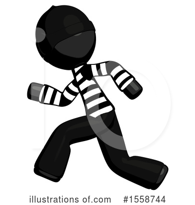 Royalty-Free (RF) Black Design Mascot Clipart Illustration by Leo Blanchette - Stock Sample #1558744