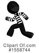 Black Design Mascot Clipart #1558744 by Leo Blanchette