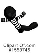Black Design Mascot Clipart #1558745 by Leo Blanchette
