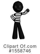 Black Design Mascot Clipart #1558746 by Leo Blanchette