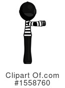 Black Design Mascot Clipart #1558760 by Leo Blanchette