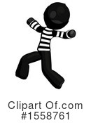 Black Design Mascot Clipart #1558761 by Leo Blanchette