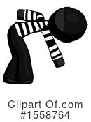 Black Design Mascot Clipart #1558764 by Leo Blanchette