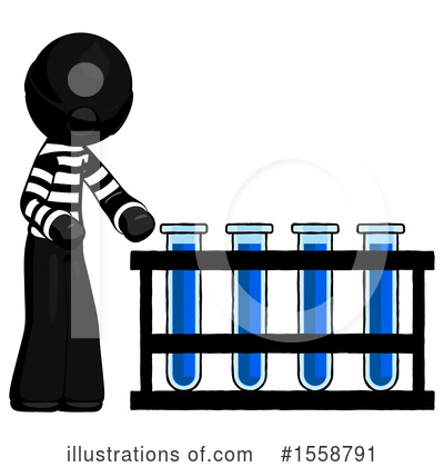 Royalty-Free (RF) Black Design Mascot Clipart Illustration by Leo Blanchette - Stock Sample #1558791
