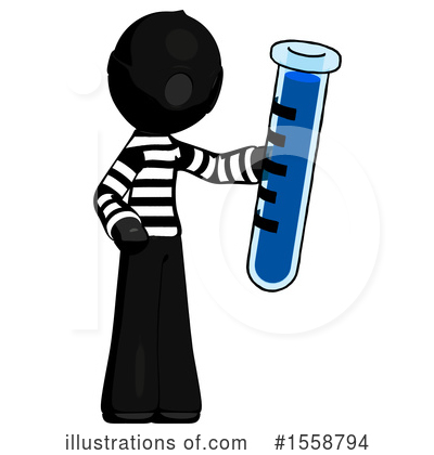 Royalty-Free (RF) Black Design Mascot Clipart Illustration by Leo Blanchette - Stock Sample #1558794