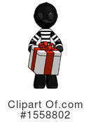 Black Design Mascot Clipart #1558802 by Leo Blanchette