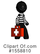 Black Design Mascot Clipart #1558810 by Leo Blanchette