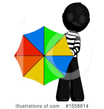 Royalty-Free (RF) Black Design Mascot Clipart Illustration by Leo Blanchette - Stock Sample #1558814
