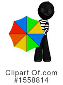Black Design Mascot Clipart #1558814 by Leo Blanchette