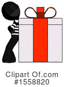 Black Design Mascot Clipart #1558820 by Leo Blanchette
