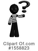 Black Design Mascot Clipart #1558823 by Leo Blanchette
