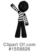 Black Design Mascot Clipart #1558826 by Leo Blanchette
