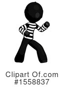 Black Design Mascot Clipart #1558837 by Leo Blanchette
