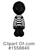 Black Design Mascot Clipart #1558840 by Leo Blanchette