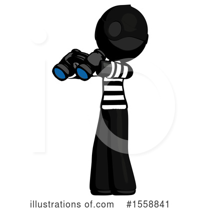 Royalty-Free (RF) Black Design Mascot Clipart Illustration by Leo Blanchette - Stock Sample #1558841