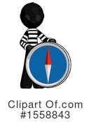 Black Design Mascot Clipart #1558843 by Leo Blanchette