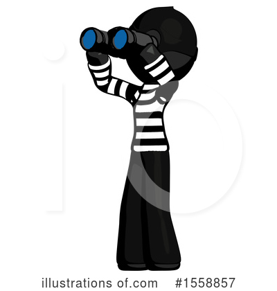 Royalty-Free (RF) Black Design Mascot Clipart Illustration by Leo Blanchette - Stock Sample #1558857