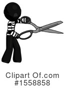 Black Design Mascot Clipart #1558858 by Leo Blanchette