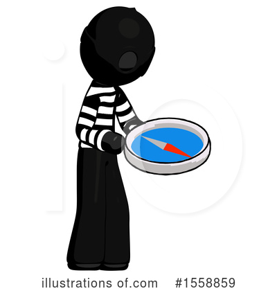 Royalty-Free (RF) Black Design Mascot Clipart Illustration by Leo Blanchette - Stock Sample #1558859
