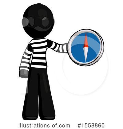 Royalty-Free (RF) Black Design Mascot Clipart Illustration by Leo Blanchette - Stock Sample #1558860