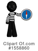 Black Design Mascot Clipart #1558860 by Leo Blanchette