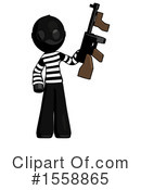 Black Design Mascot Clipart #1558865 by Leo Blanchette