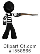 Black Design Mascot Clipart #1558866 by Leo Blanchette