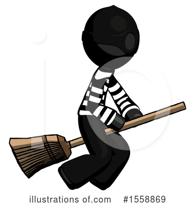 Royalty-Free (RF) Black Design Mascot Clipart Illustration by Leo Blanchette - Stock Sample #1558869