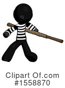 Black Design Mascot Clipart #1558870 by Leo Blanchette