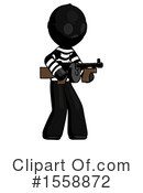 Black Design Mascot Clipart #1558872 by Leo Blanchette