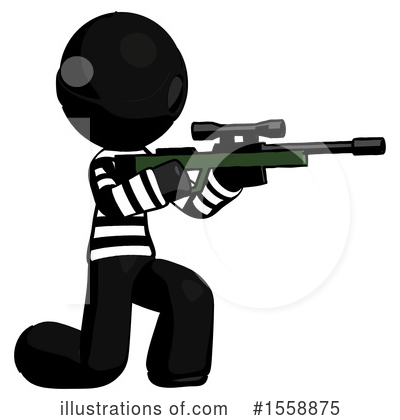 Royalty-Free (RF) Black Design Mascot Clipart Illustration by Leo Blanchette - Stock Sample #1558875