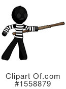 Black Design Mascot Clipart #1558879 by Leo Blanchette