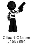 Black Design Mascot Clipart #1558894 by Leo Blanchette