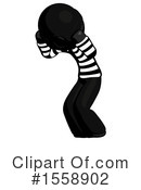 Black Design Mascot Clipart #1558902 by Leo Blanchette