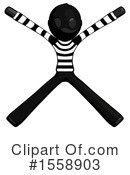 Black Design Mascot Clipart #1558903 by Leo Blanchette