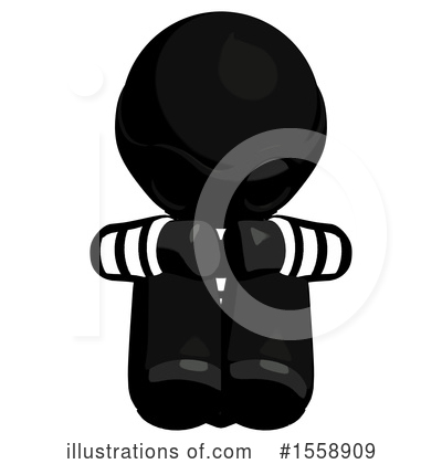 Royalty-Free (RF) Black Design Mascot Clipart Illustration by Leo Blanchette - Stock Sample #1558909