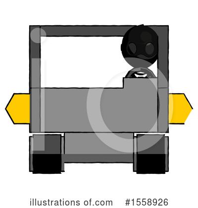Royalty-Free (RF) Black Design Mascot Clipart Illustration by Leo Blanchette - Stock Sample #1558926
