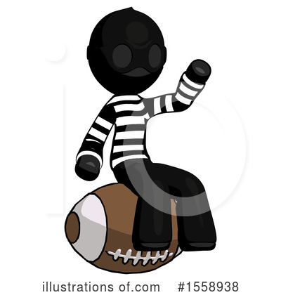 Royalty-Free (RF) Black Design Mascot Clipart Illustration by Leo Blanchette - Stock Sample #1558938