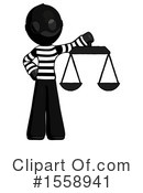 Black Design Mascot Clipart #1558941 by Leo Blanchette