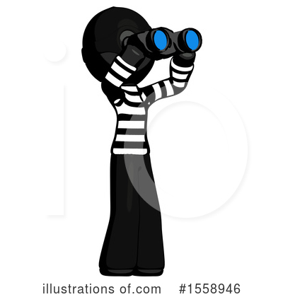 Royalty-Free (RF) Black Design Mascot Clipart Illustration by Leo Blanchette - Stock Sample #1558946